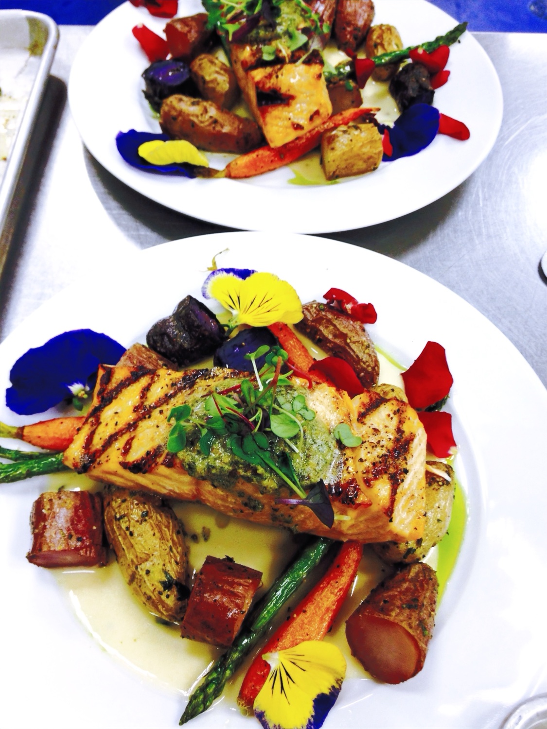 A plated course
